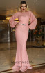 TK DA007 Pink Front Evening Dress