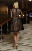 TK DA011 Black Nude Black Evening Dress