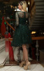 TK DA011 Green Back Evening Dress