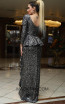 TK DA016 Gray Back Evening Dress