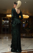 TK DA016 Green Back Evening Dress