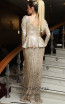 TK DA016 Nude Back Evening Dress