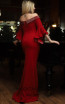 TK DA017 Red Back Evening Dress