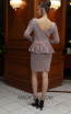 TK DA019 Beige Back Dress