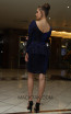 TK DA019 Navy Back Dress