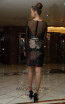 TK DA021 Evening Gunmetal Back Dress
