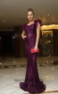 TK DA020 Evening Purple Front Dress