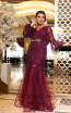 TK DA023 Fuchsia Front Dress