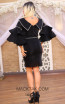 TK DA026 Black Back Evening Dress