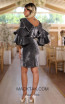 TK DA026 Gray Back Evening Dress