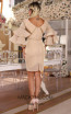 TK DA026 Nude Back Evening Dress