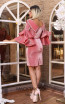 TK DA026 Pink Back Evening Dress