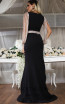 TK DA027 Black Ivory Back Evening Dress