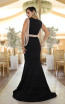 TK DA027 Black Silver Back Evening Dress
