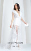 Tony Ward 06 White Front Evening Dress