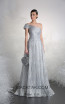 Tony Ward 10 Silver Front Evening Dress