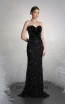 Tony Ward 19 Black Front Evening Dress