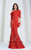 Tony Ward 47 Red Front Evening Dress