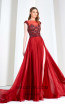 Tony Ward 51 Red Front Evening Dress