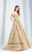 Tony Ward T46 Yellow Front Evening Dress