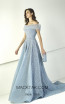 Tony Ward TW11 Blue Front Evening Dress