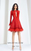 Tony Ward TW50 Red Front Evening Dress