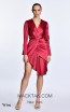 Tumajina Wine Front Dress