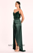 Véronique Dark Emerald Side Dress