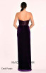 Valentine Dark Purple Back Dress