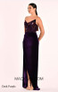 Valentine Dark Purple Long Dress