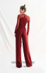 Victoria Jacaranda Wine Back Dress
