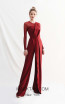 Victoria Jacaranda Wine Front Dress