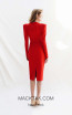 Victoria Janice Red Back Dress