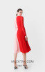 Victoria Jayla Red Pink Back Dress