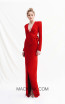 Victoria Jazmin Red Front Dress