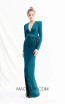 Victoria Jazmin Teal Front Dress