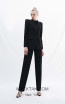 Victoria Jenara  Black Front Dress