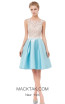 X & M Couture 7664 Front Evening Dress
