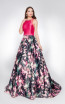 X & M Couture 8012 Front Evening Dress