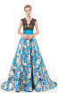 X & M Couture 8068 Front Evening Dress