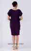 Alchera Y8131 Purple Back Evening Dress
