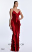 Yvette Red Side Dress