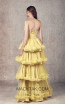 Ziad Germanos ZG19 Mustard Back Evening Dress