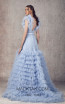 Ziad Germanos ZG21 Blue Back Evening Dress