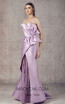 Ziad Germanos ZG7 Lilac Front Evening Dress