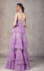 Ziad Germanos ZG8 Lilac Back Evening Dress