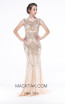 V Neck Sequin Dress by Zorani New York 1503 Front Dress